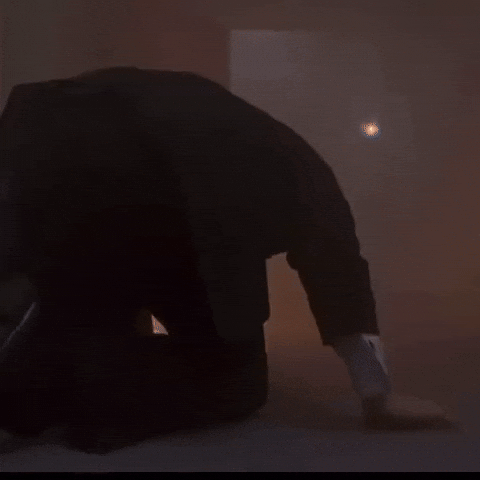 Scared Gillian Anderson GIF