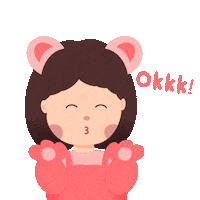 Cartoon Ok Sticker