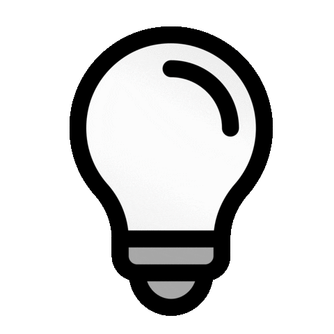 Idea Lightbulb Sticker by Pixelschieber Webdesign