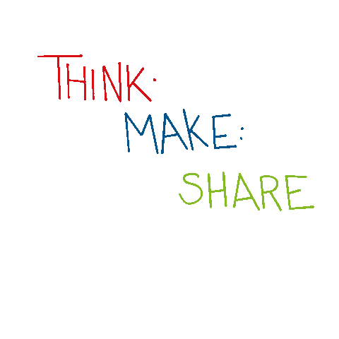 Share Think Sticker by ViNN:Lab