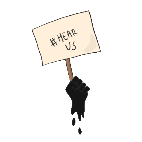 Media Protesting Sticker