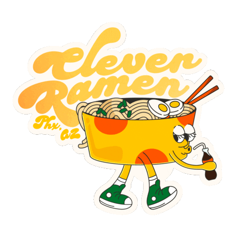 Clever Ramen Sticker