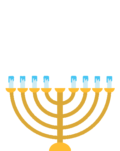 Hanukkah Menorah Sticker by ToysRUs