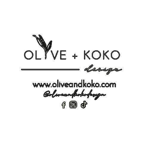Fashion Beauty Sticker by Olive + Koko Design