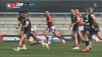 Super League Big Tackle GIF by Salford Red Devils