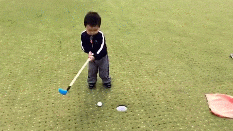 Mini Golf Toddler GIF - Find & Share on GIPHY