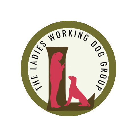 Ladies Working Dog Group Sticker