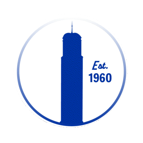 Clocktower Sticker by Grand Valley State University
