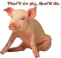 Pig Good Job Sticker