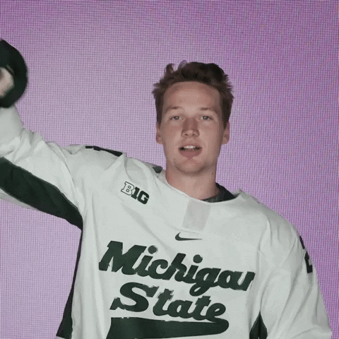 Go Green At The Disco GIF by Michigan State Athletics
