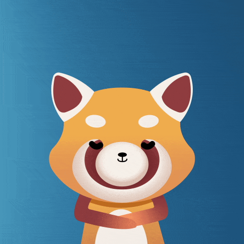 Happy Red Panda GIF by The Plooshies
