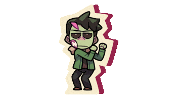 Monster Prom Chill Sticker by Beautiful Glitch