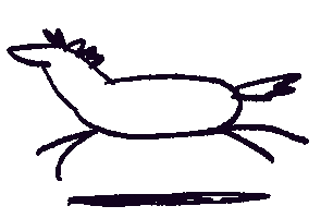 Go Go Go Sticker by Friederike Olsson - Illustration