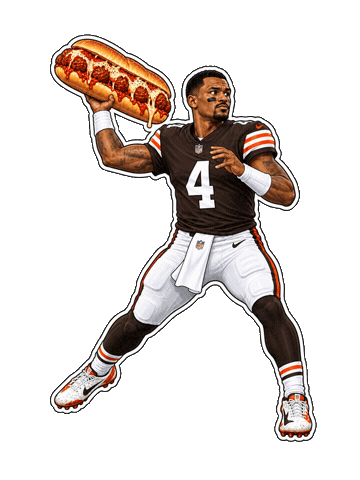 Cleveland Browns Meatball Sub Sticker by Frazetta Girls