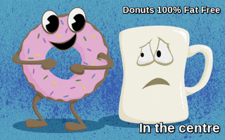 coffee donuts GIF