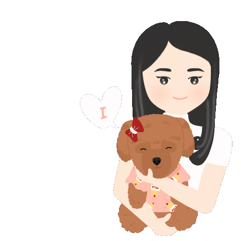 Poodle Sticker by PUPPY PET