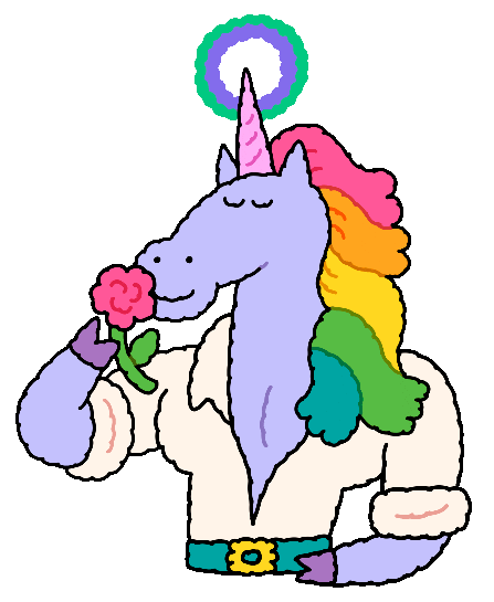 Fairy Tale Rainbow Sticker by stapod