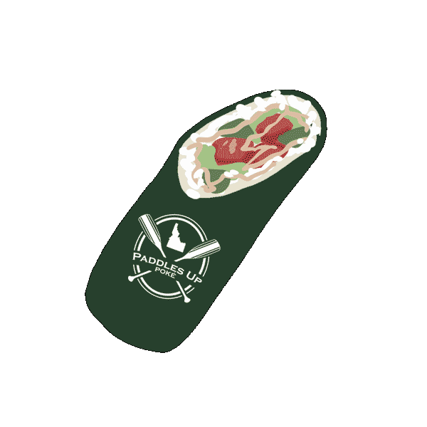 Paddles Up Poke Sticker