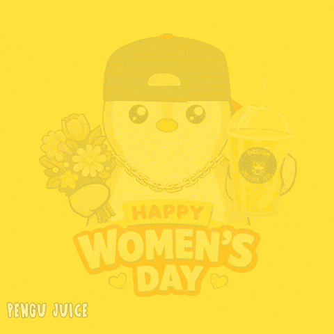 Gender Equality Woman GIF by Pengu Juice Co.