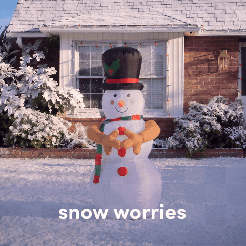 Christmas Snowman GIF by Wayfair