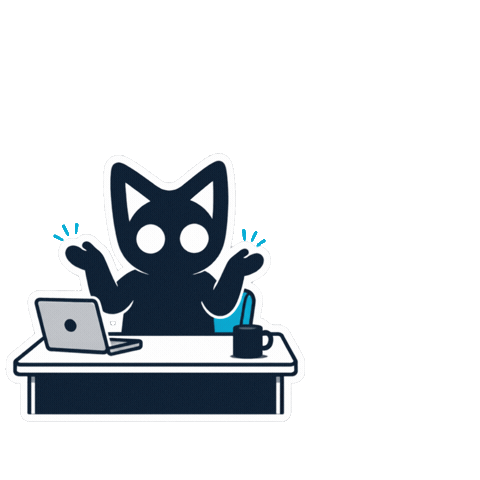 Tired Cat Sticker by indigma