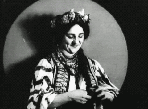 silent film vintage GIF