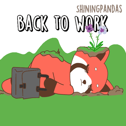 I Dont Want To Go Red Panda Sticker