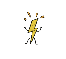 Energy Lightning Sticker