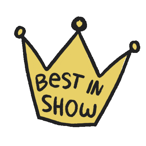 Best In Show Queen Sticker by American Kennel Club
