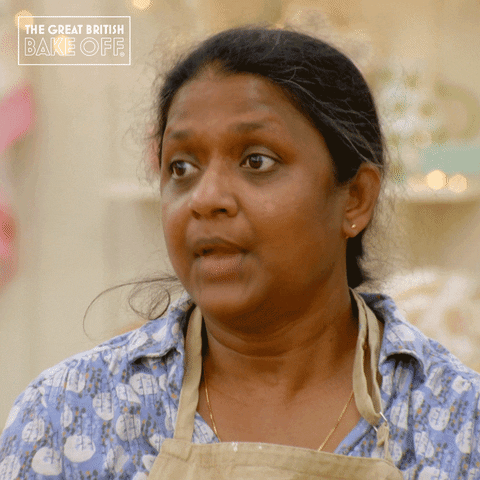 Happy Face GIF by The Great British Bake Off