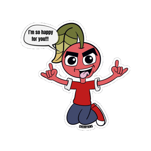 Happy Congratulations Sticker by T'Marie Art Company