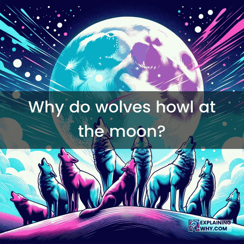 Wolf Howling GIF by ExplainingWhy.com