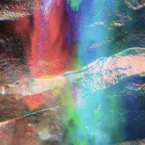 color separation vernal falls GIF by Adam Ferriss