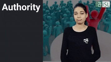Sign Language Authority GIF by ISL Connect
