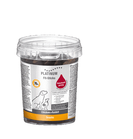 Dog Snacks Sticker by PLATINUM