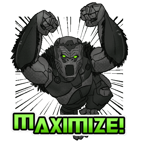 Maximize Beast Mode Sticker by Transformers