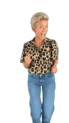 Happy Sticker by Indra Kusters