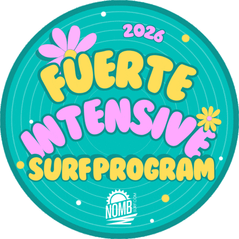 Surfing Fuerteventura Sticker by NOMB Surf