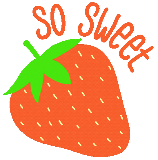 Summer Strawberry Sticker