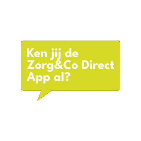 App Sticker by Zorg&Co