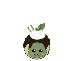 T's Fried Scoop Sticker