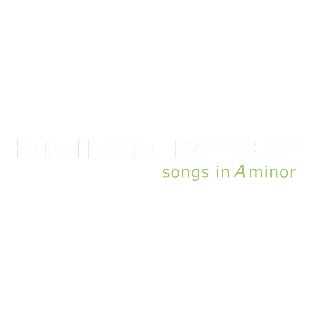 Songs In A Minor Sticker by Alicia Keys