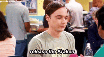 Sheldon Release The Kraken GIF