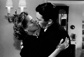 gregory peck i laughed so hard at this kiss GIF by Maudit