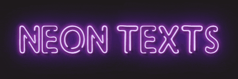 Neon Texts GIF