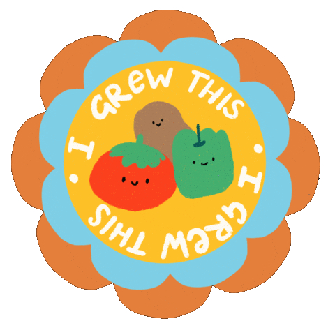 Garden Fruits Sticker by stopmotreats