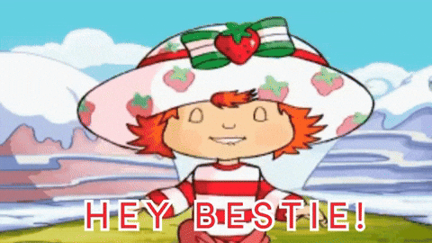Happy Best Friend GIF by Strawberry Shortcake by StrawberryShortcakeOfficial
