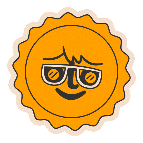Sun Sticker by PhotoDay