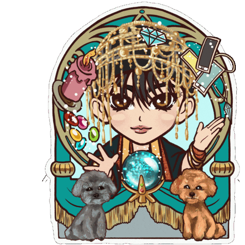 K-Pop Message Sticker by Mina_O_Art