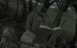 Looking Reading Glasses GIF by CHAI